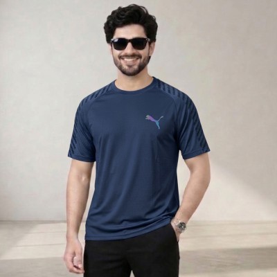 Puma T-Shirt- (Navy Blue)